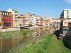 View from Pont de Pedra in Girona