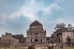 Bara Gumbad monument at Lodhi Gardens, Delhi