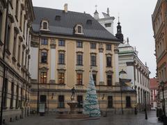 Wrocław cityscape in clear weather