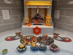 Hindu household shrine