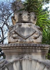 Coat of arms of Valencia in Glorieta Gardens