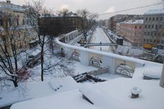 Winter view from StArtAcademy window 2011