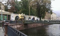 Bank Bridge, St Petersburg, Russia