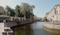 Bank Bridge in Saint Petersburg