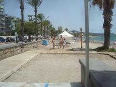 Platja d'Heliòpolis de Benicàssim beach in Land of Valencia, Spain