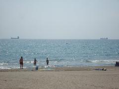 Beach in Benicàssim, Land of Valencia, Spain