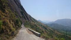 hilly roads and shrubland in Eravikulam National Park