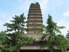 Little Goose Pagoda at Da Jianfu Temple in Xi'an, China