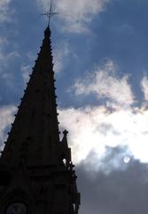 Pagoda top of Sacred Heart Cathedral in Guangzhou