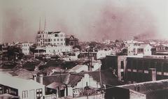 bird's-eye view of Guangzhou city