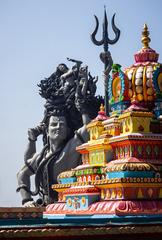 58-ft tall Lord Shiva sculpture at Aazhimala temple