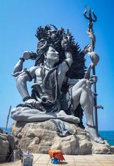 58-ft-tall sculpture of Lord Shiva at Aazhimala temple