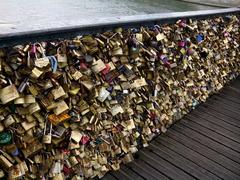 love locks on the Sully Bridge in Paris