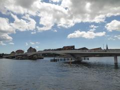 Inderhavnsbroen bridge seen from Nyhavn in Copenhagen