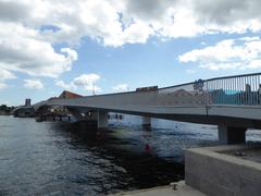 Inderhavnsbroen bridge viewed from Nyhavn in Copenhagen