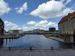 Inderhavnsbroen bridge from Christianshavn in Copenhagen