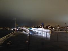 Inderhavnsbroen bridge in Copenhagen at night