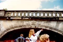 Copenhagen Stone Bridge during canal cruise in July 1996