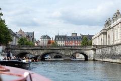 Frederiksholms Kanal in Copenhagen with Marmorbroen and Nybrogade in view