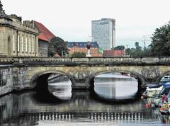 High-rise buildings near Frederiksholms canal