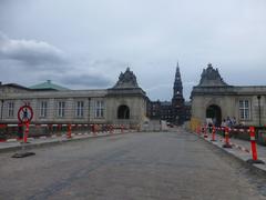 Marmorbroen bridge connecting Sjælland and Slotsholmen in Copenhagen