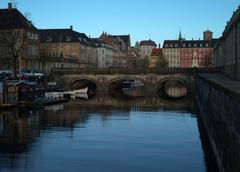 Marmorbroen in Copenhagen at sunset