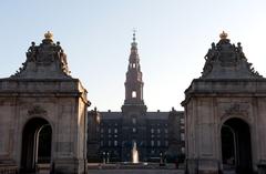 Christiansborg Palace in Copenhagen, Denmark