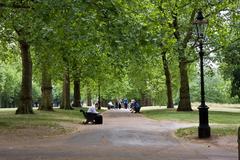 Broadwalk Through Green Park