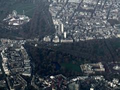 Buckingham Palace aerial view