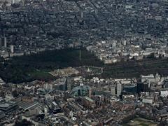 Aerial view of Buckingham Palace