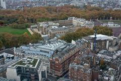 Buckingham Palace aerial view