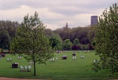 Green Park near Buckingham Palace in London