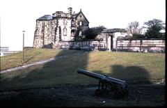 Boundary wall of the City Observatory, Calton Hill, 1978