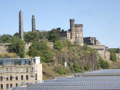 Buildings on Calton Hill