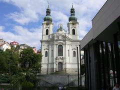 Church of St. Mary Magdalene near Vřídelní Colonnade in Karlovy Vary