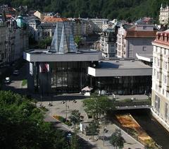 Hot Spring Colonnade in Karlovy Vary, CZ