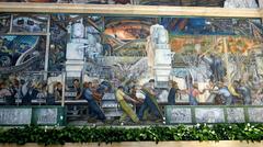 Diego Rivera mural in the main hall of the Detroit Institute of Arts