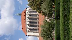 Church of Our Lady of the Snows from Franciscan Garden in Prague