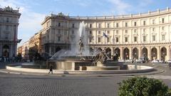 Piazza de la Repubblica in Rome