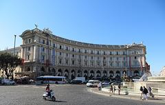 Piazza della Repubblica in Rome, Italy