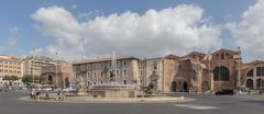 Piazza della Repubblica in Rome, Italy