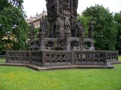 Kranner's fountain of Francis I Emperor in Prague Old Town