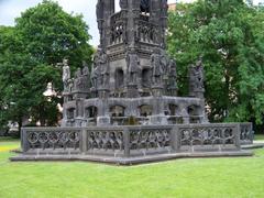 Kranner's fountain statues in Old Town Prague