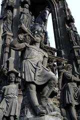 statue of Emperor Francis I in Old Town, Prague