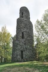 Krásenská Lookout Tower in spring