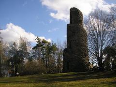 Rozhledna Krásno observation tower in spring