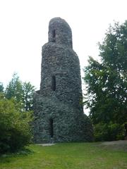 Krásno lookout tower cultural monument in the Czech Republic