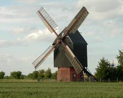 Windmühle Machtsum in a scenic field