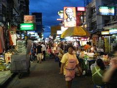 Khaosan Road at night in 2012