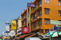 Khaosan Road in Phra Nakhon District, Bangkok, Thailand